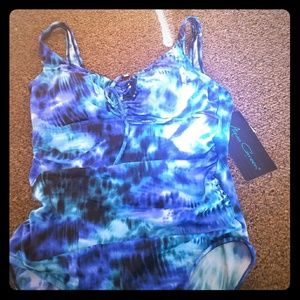 NWT Women's Plus sz. 16 One-piece swimsuit &25